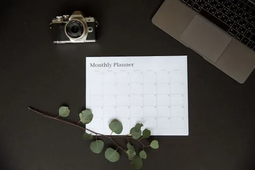 Monthly planner for scheduling call windows