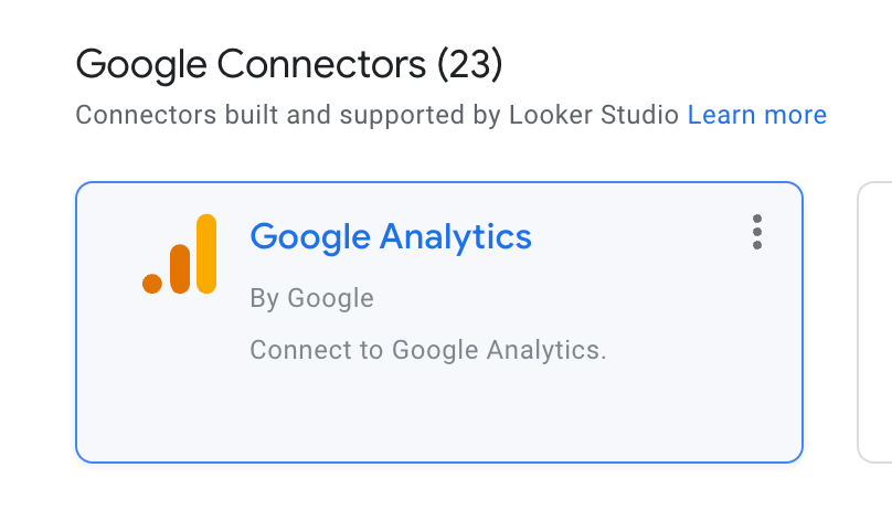 Looker studio tutorial step 2
