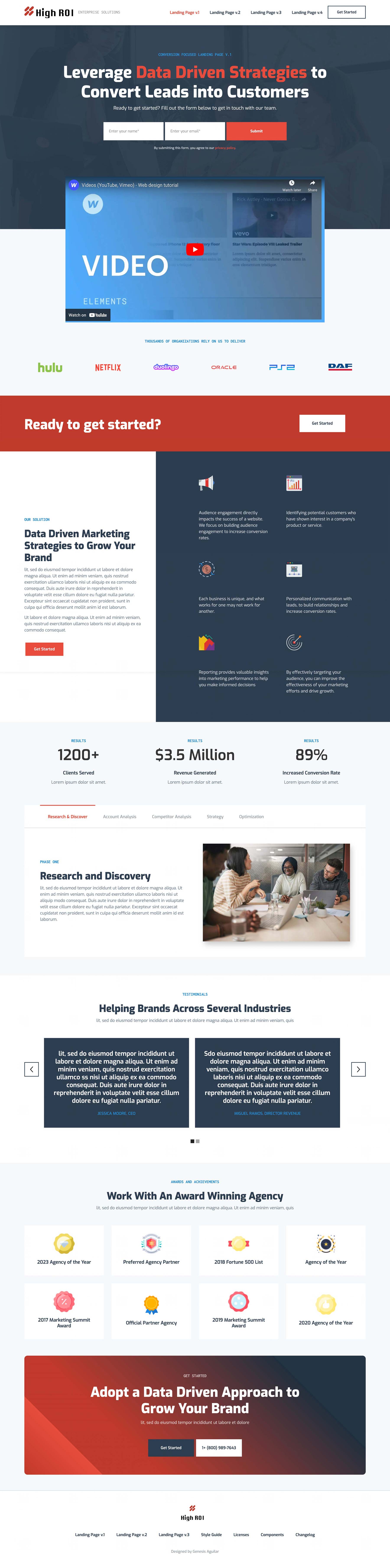 Landing Page v1