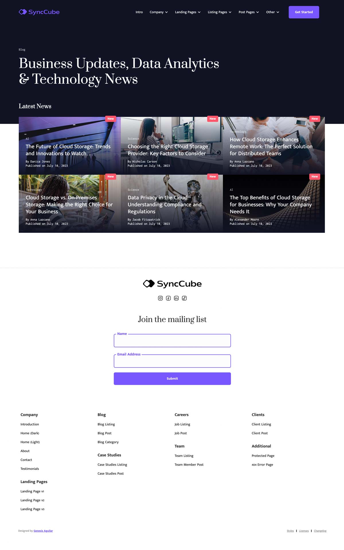 Blog Listing