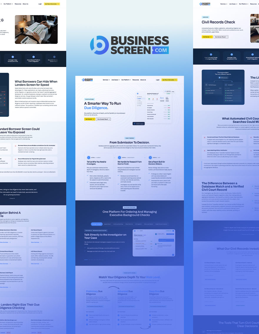 Business Screen