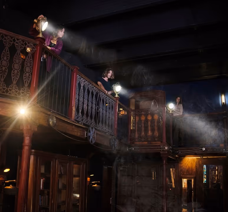 A view inside The Alchemist escape room in Amsterdam
