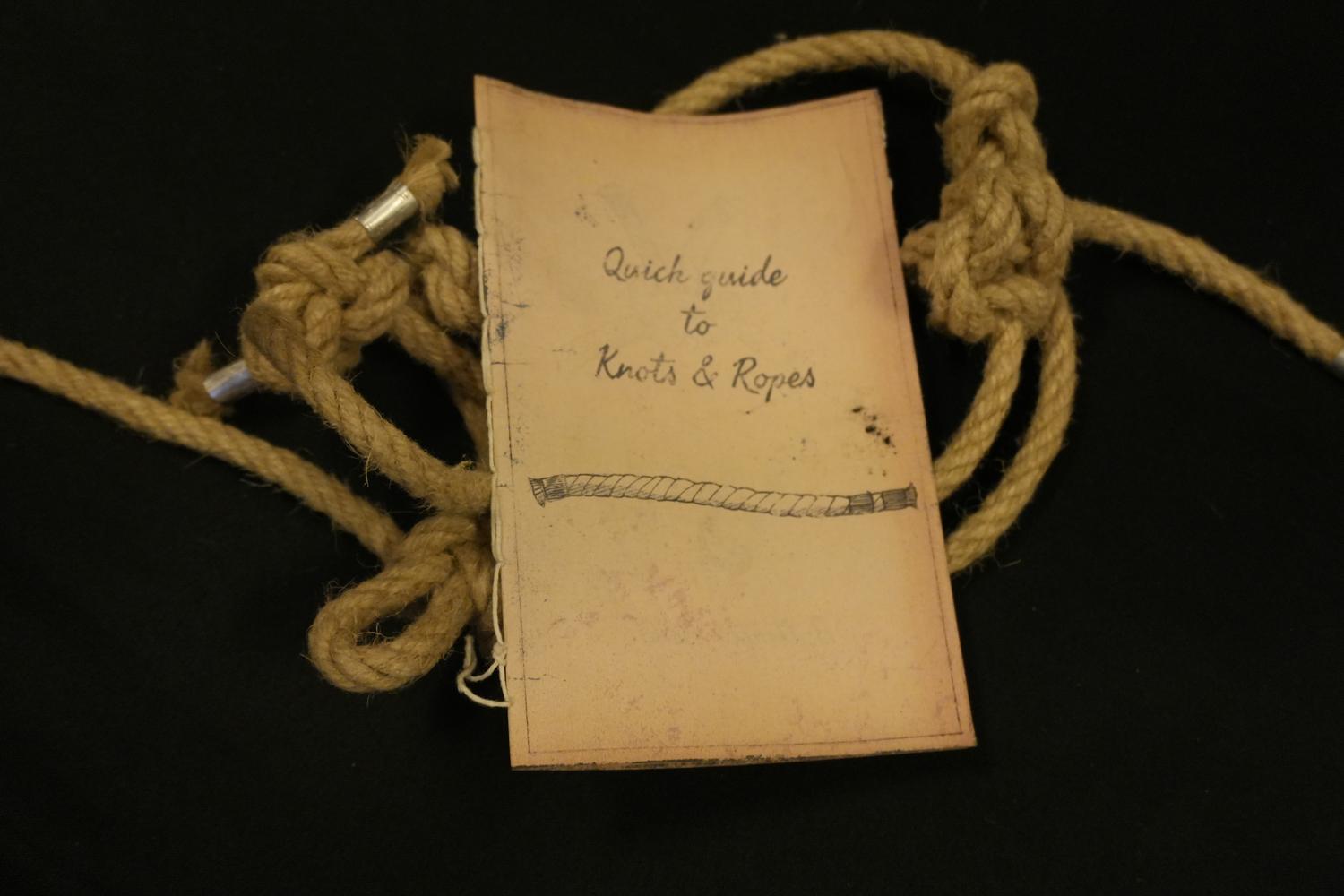 A hand-stitched guide to knots and ropes
