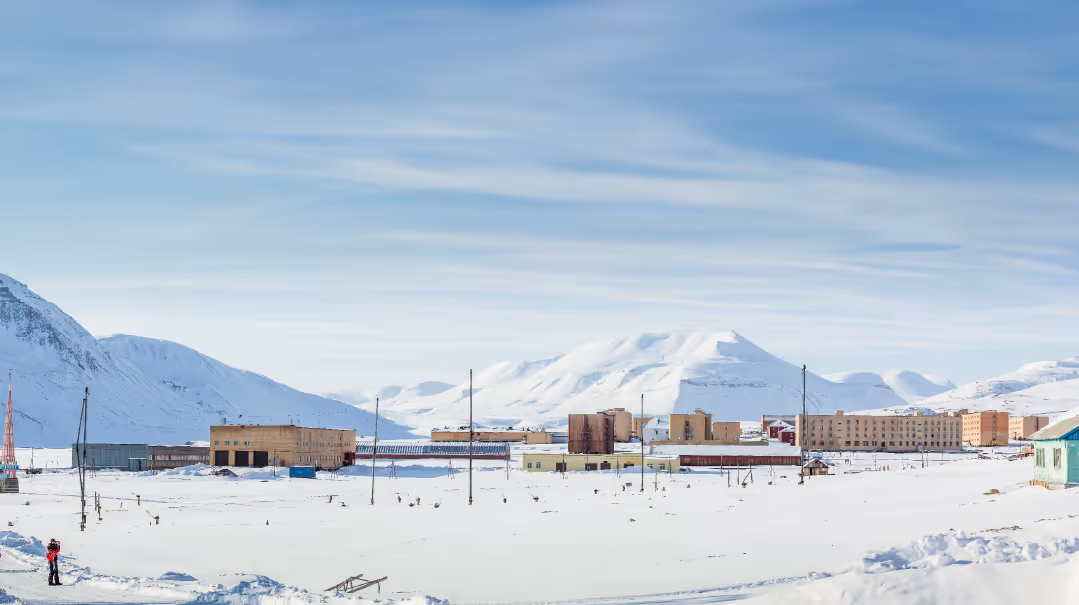The Frozen Soviet Town of Pyramiden, Svalbard, Norway