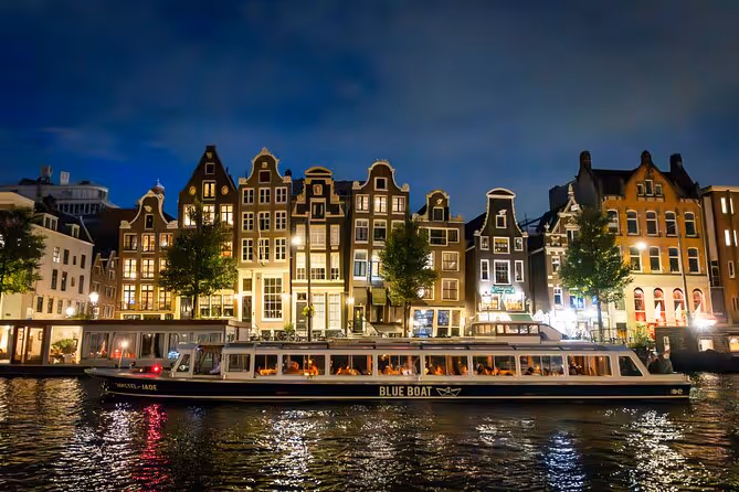 Evening Canal Cruise in Amsterdam, Netherlands