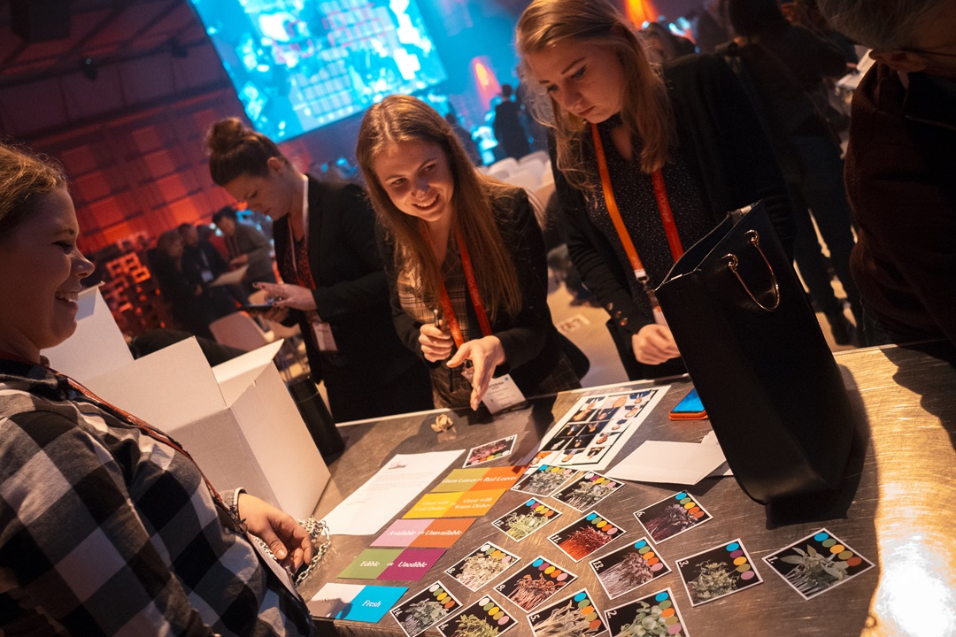 People playing a corporate team game designed by Sherlocked