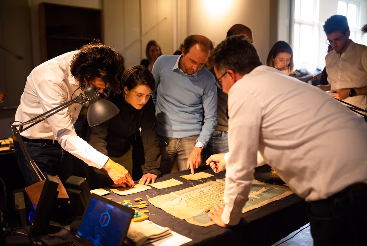 team outing at Sherlocked escape rooms in Amsterdam