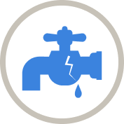Bathtub faucet failure