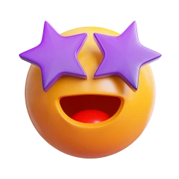 face with star eyes emoji