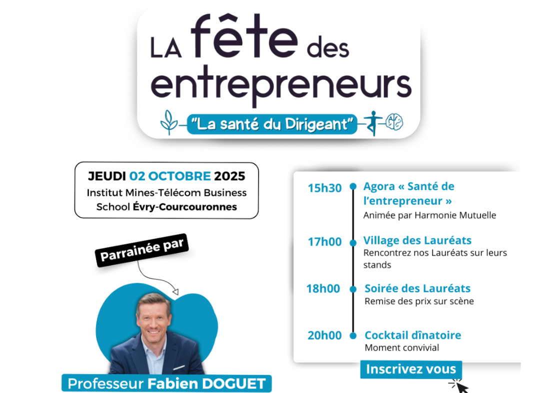 Fête des Entrepreneurs 2025 : “La santé du Dirigeant” 
