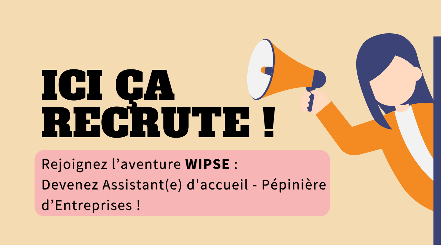 Offre d’emploi  Assistant(e) d'accueil - Pépinière d’Entreprises 