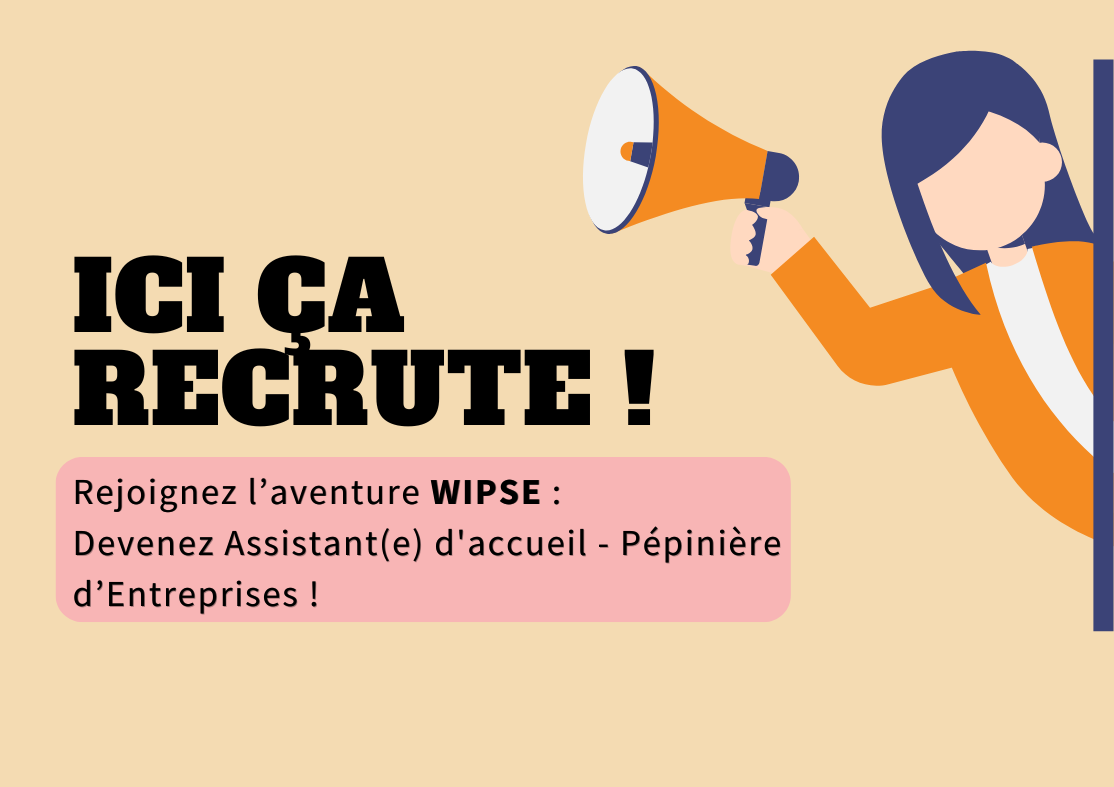 Offre d’emploi  Assistant(e) d'accueil - Pépinière d’Entreprises 
