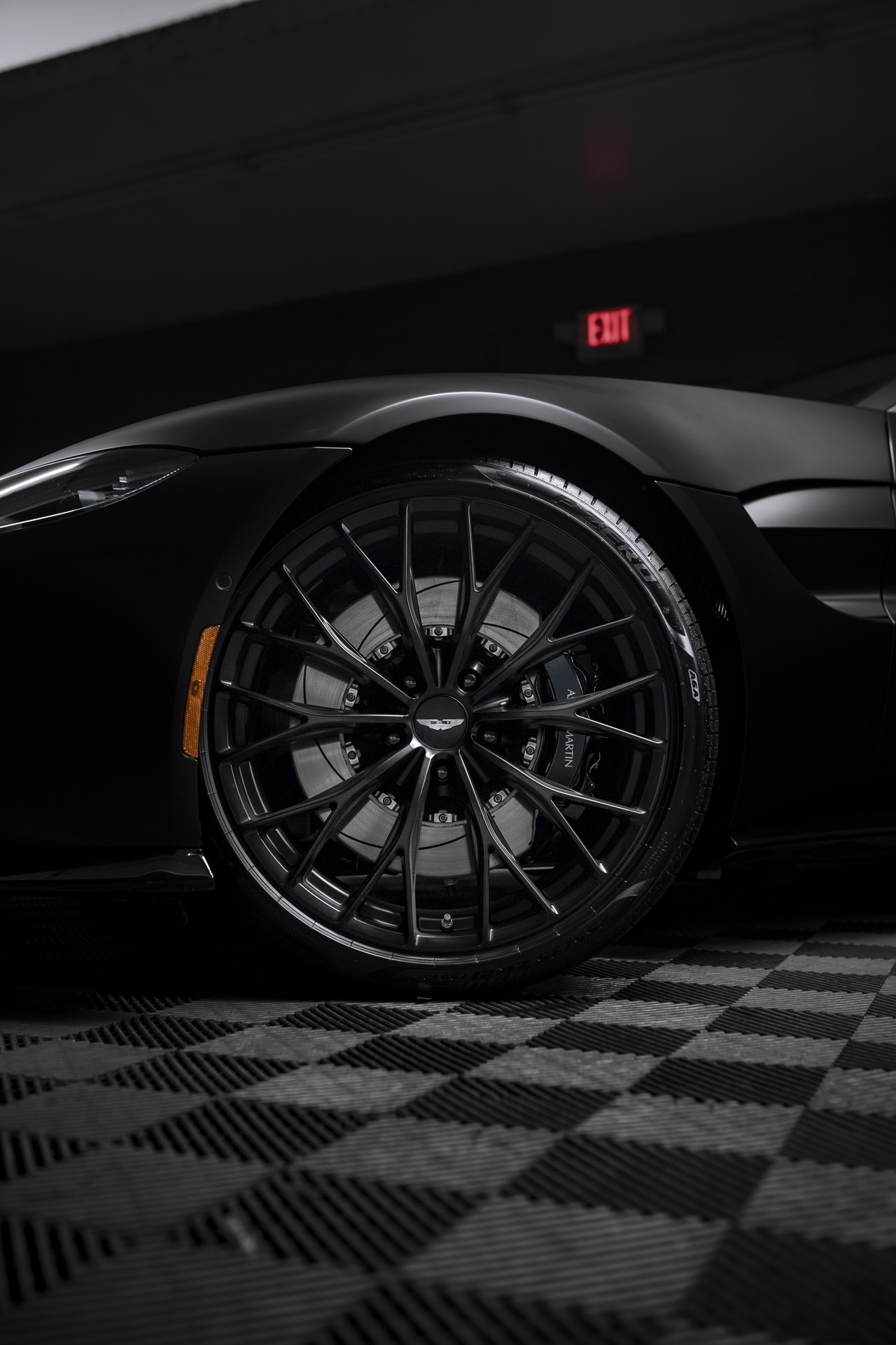 aston martin car wheel