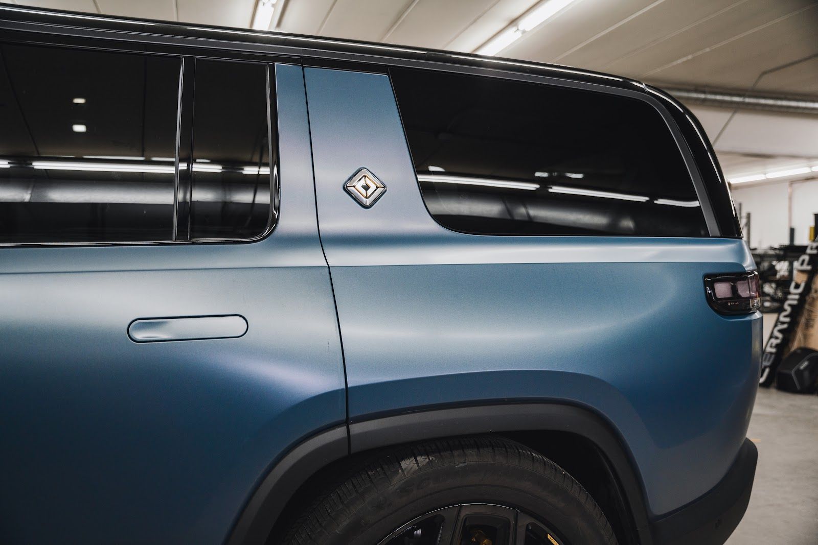 Blue Rivian R1S at Pristine Detail in Edina, MN, photo 6