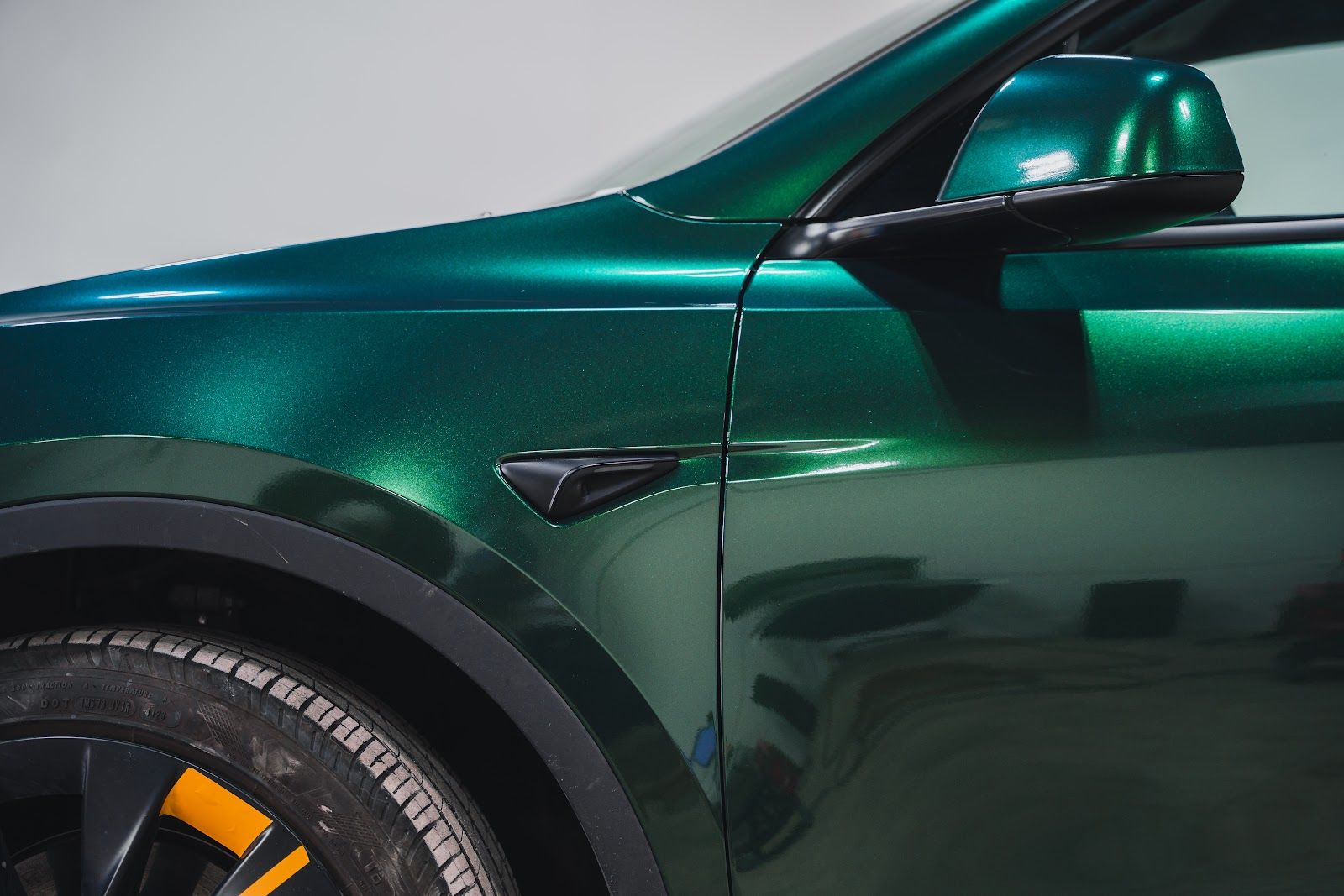 Green Tesla Model Y at Pristine Detail in Edina, MN, photo 2