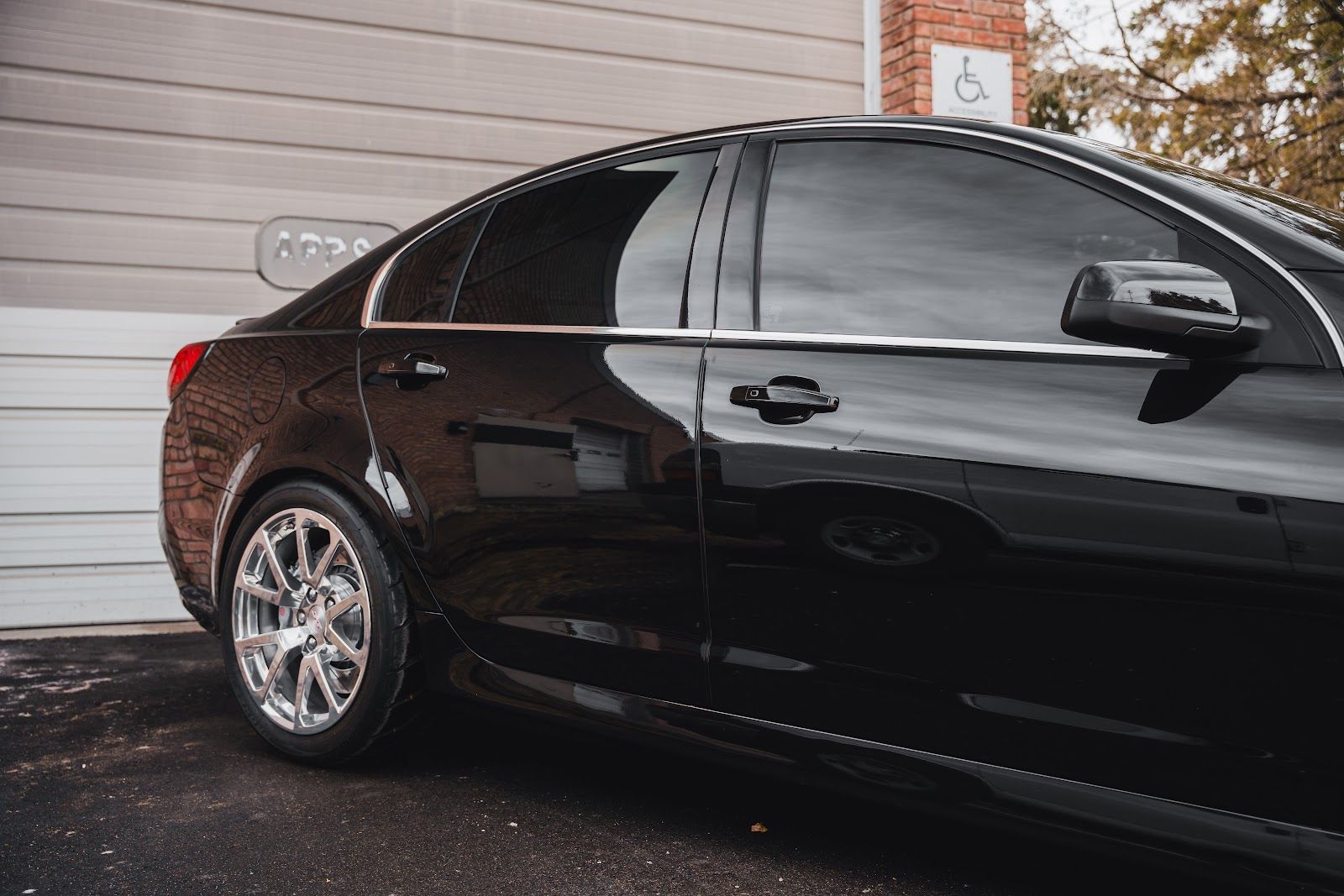 Black Chevrolet SS sedan at Pristine Detail in Edina, MN, photo 6
