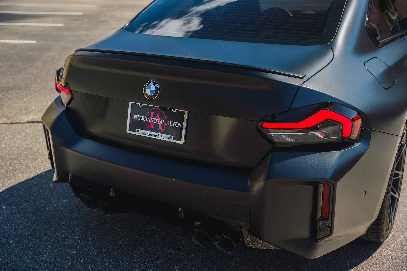 Satin gray BMW M2 at Pristine Detail in Edina, MN, photo 10