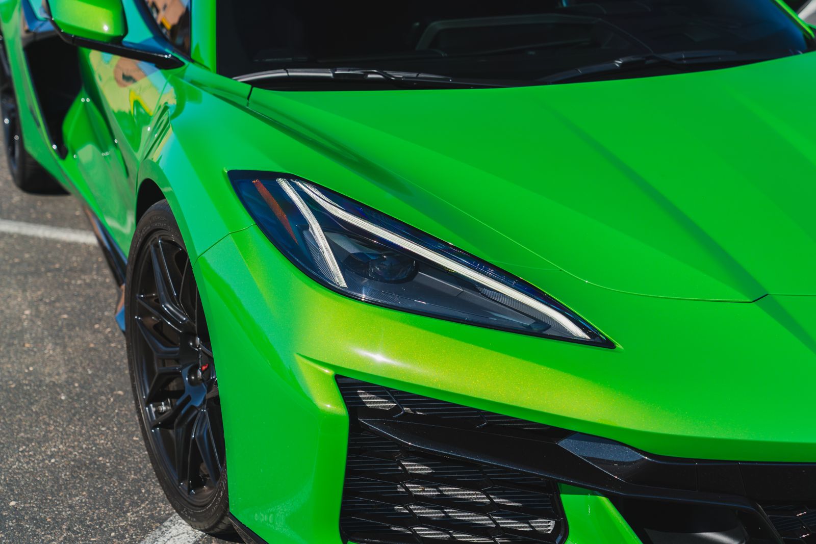 Green Corvette Z06 at Pristine Detail in Edina, MN, photo 4