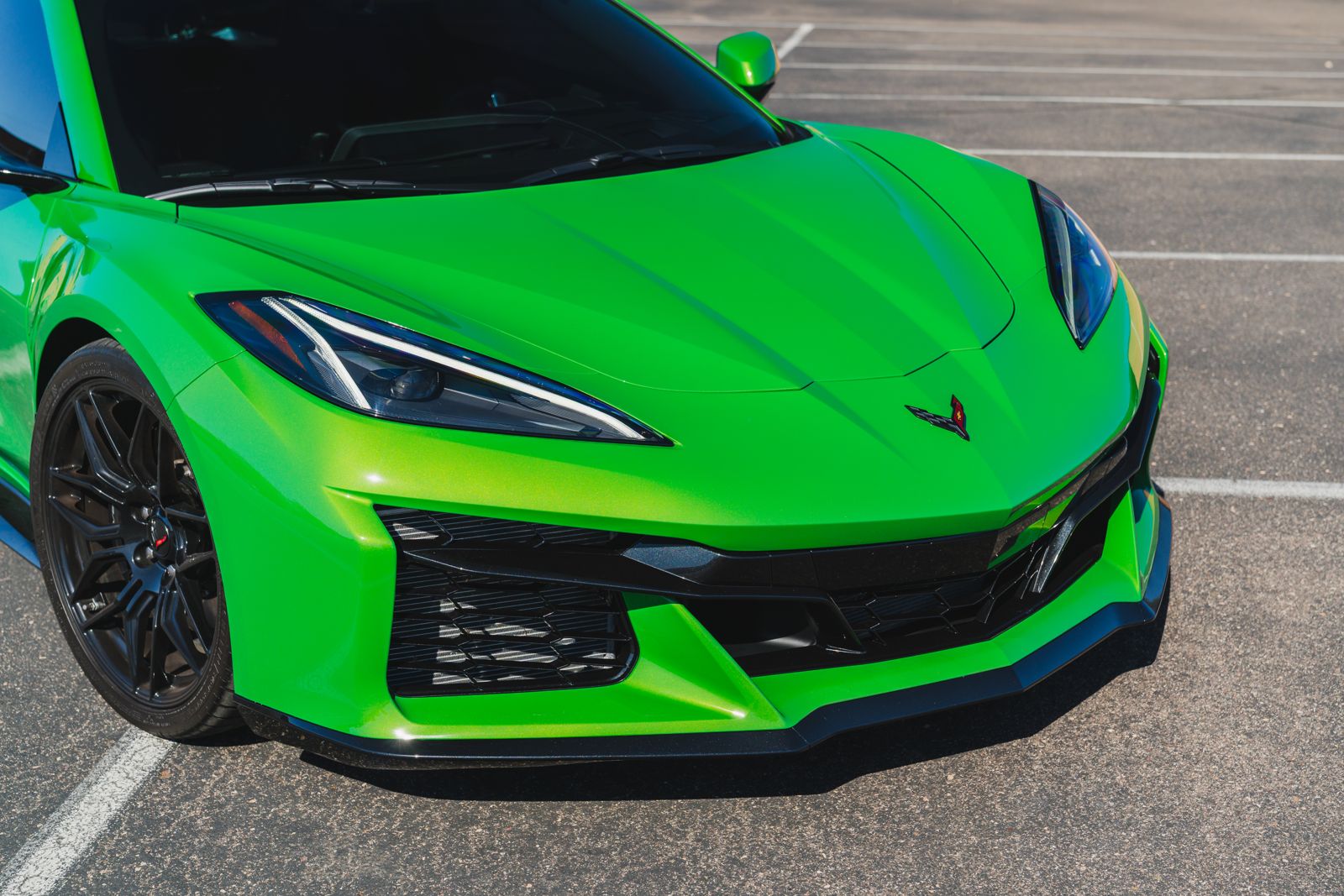 Green Corvette Z06 at Pristine Detail in Edina, MN, photo 2
