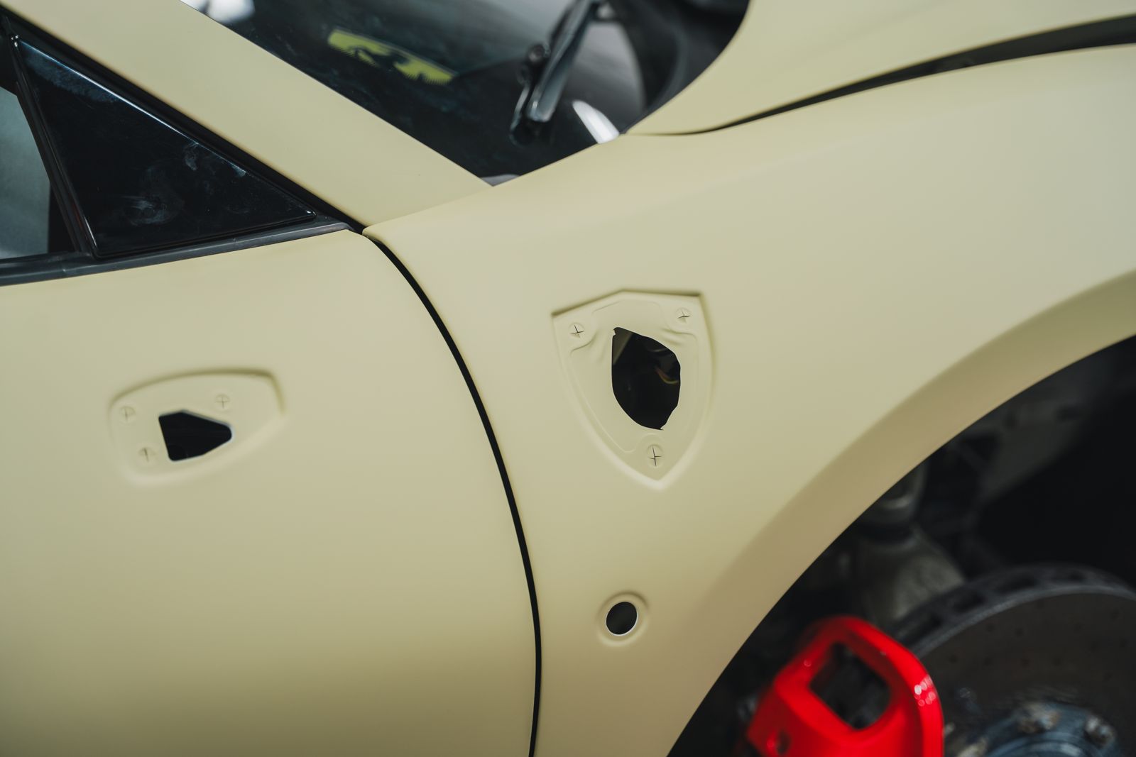 Cream Ferrari 488 Spider at Pristine Detail in Edina, MN, photo 8