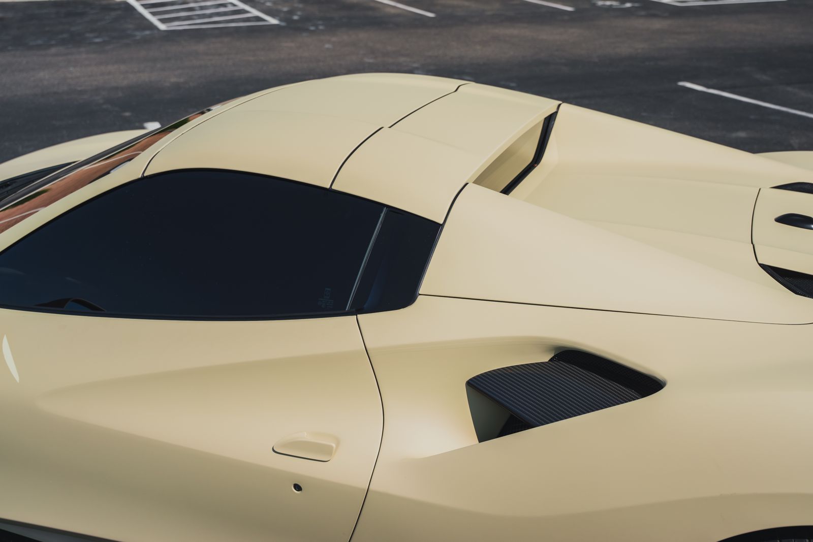 Cream Ferrari 488 Spider at Pristine Detail in Edina, MN, photo 18