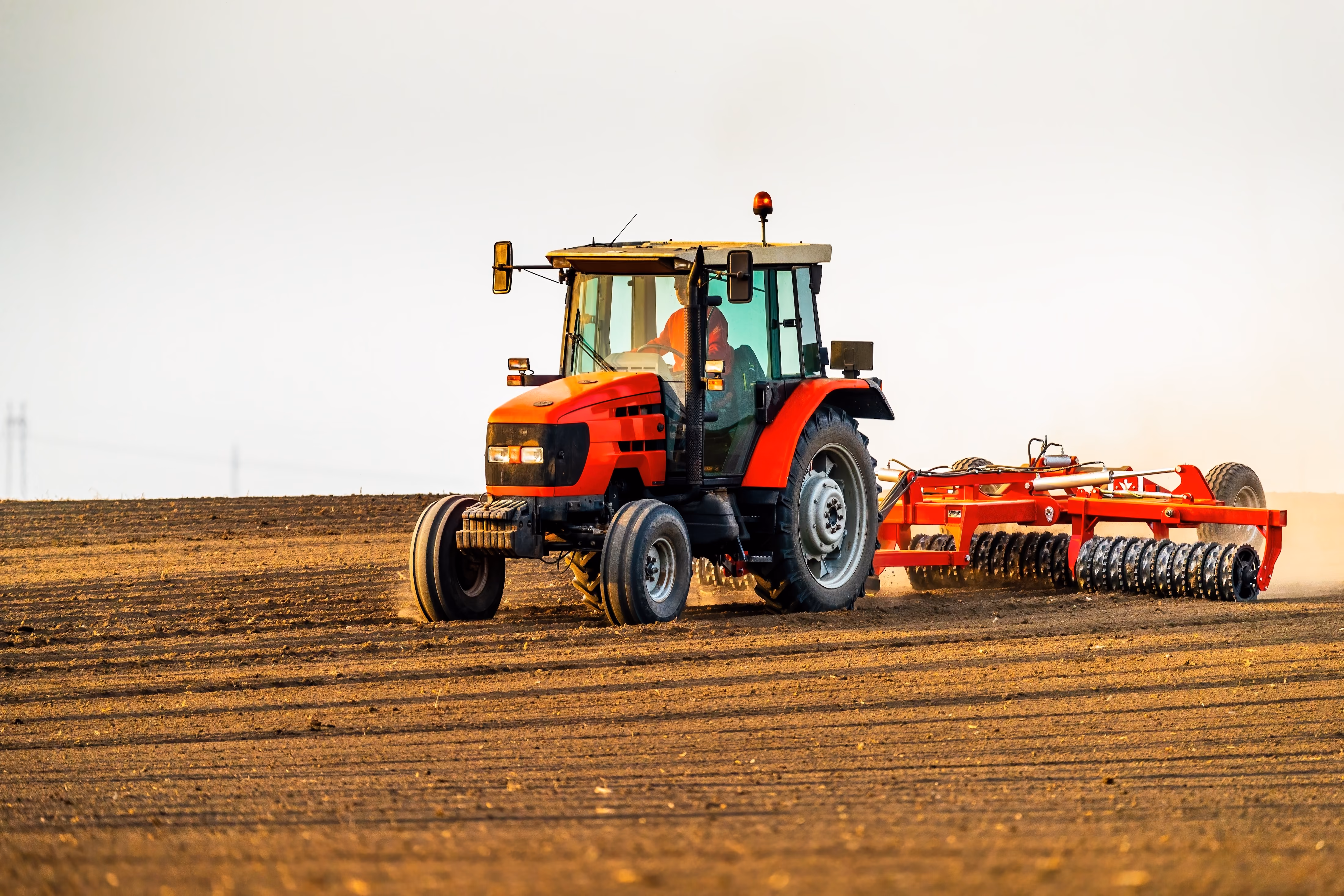 Tractor grass removal