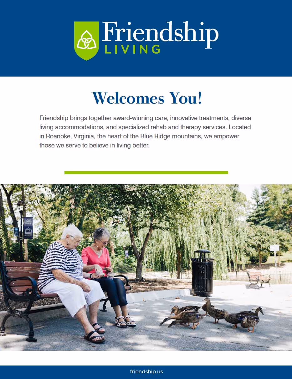 Friendship Community Brochure