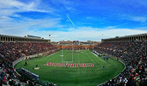 Attend a game at the Harvard Stadium.