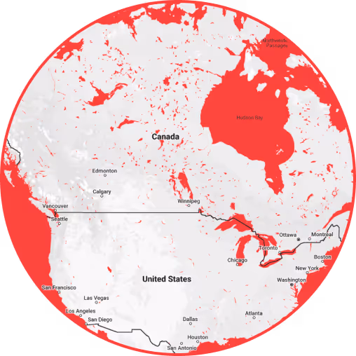 Cross border moving between USA and Canada