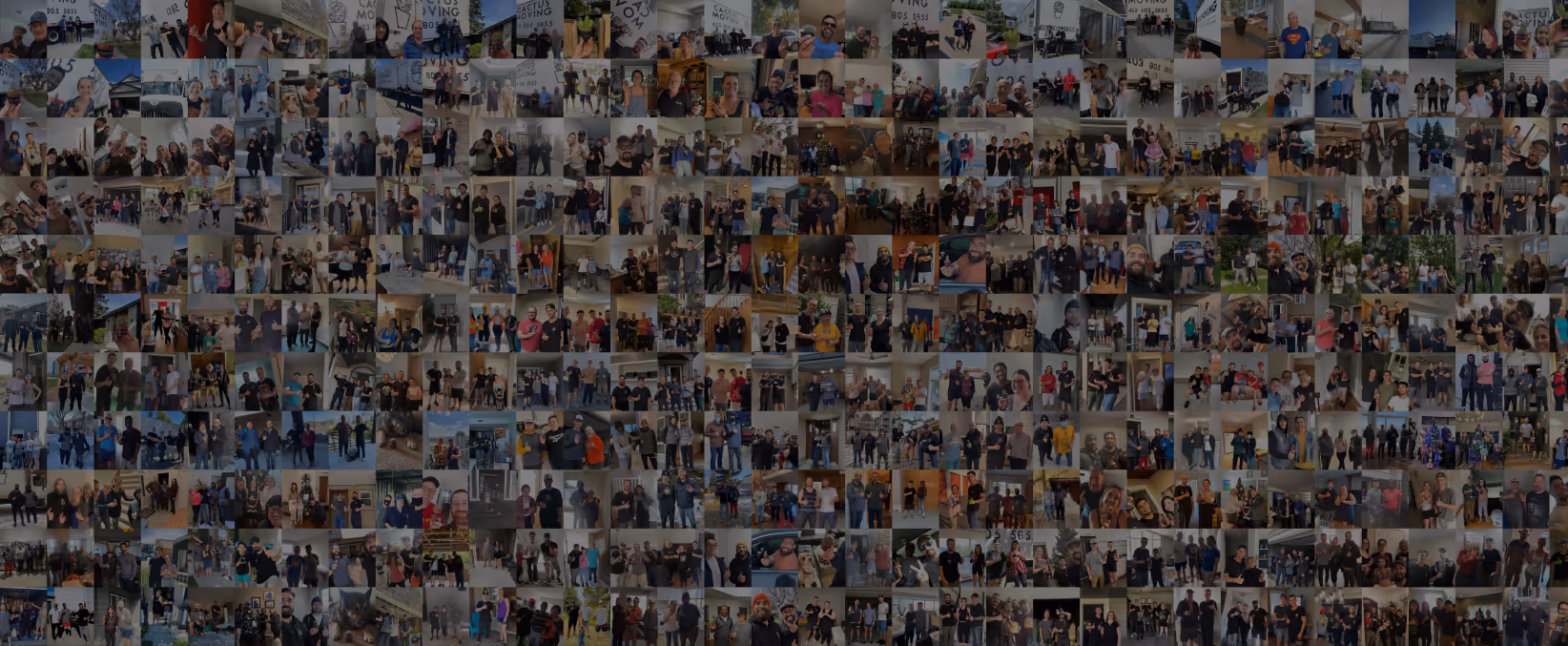 Cactus Moving with customers