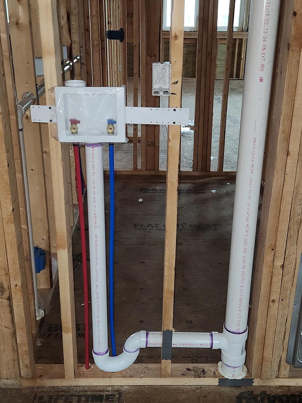 Washer Hookups in New Build