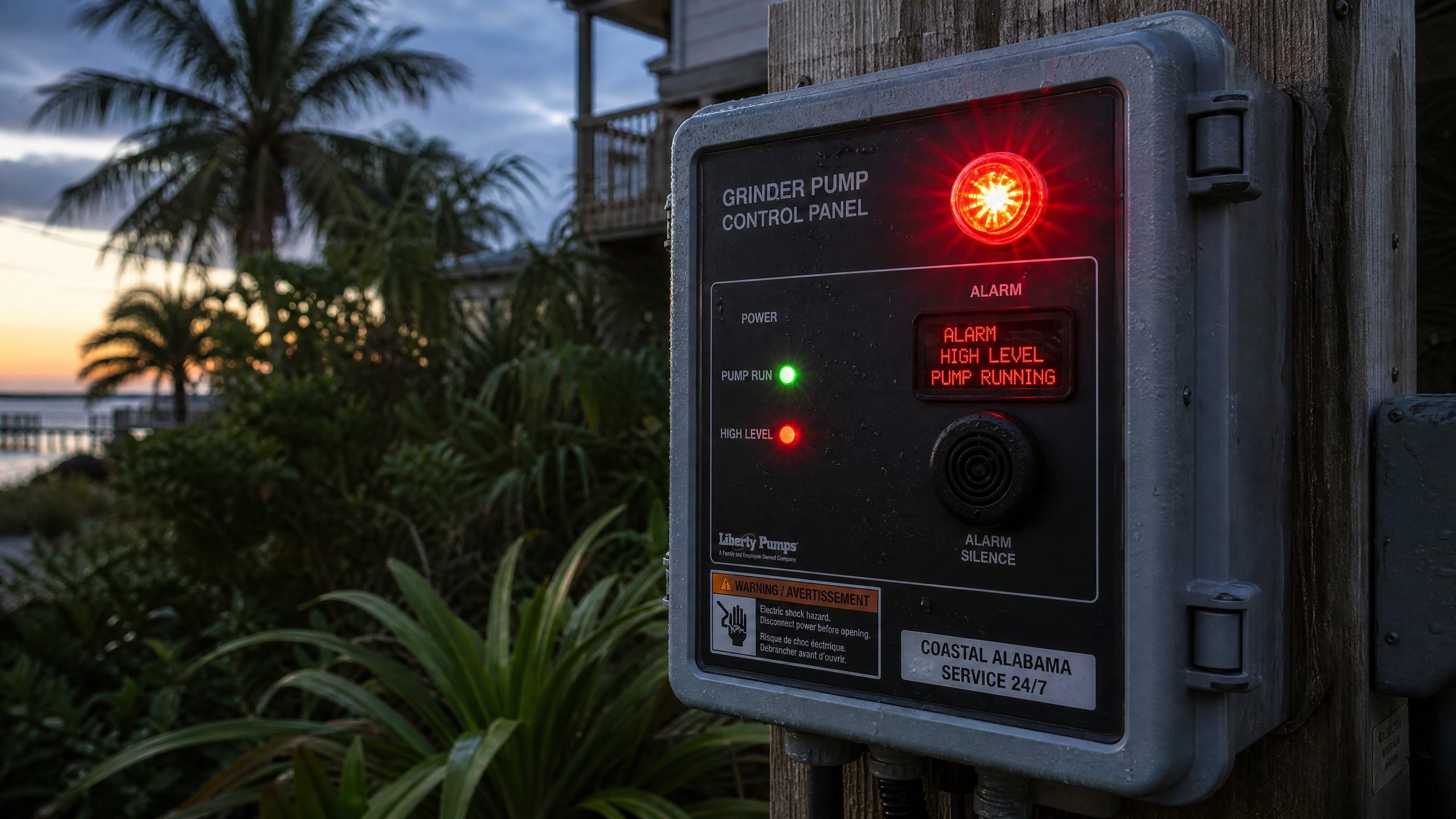 Emergency Grinder Pump Failure in Orange Beach: What to Do When the Alarm Sounds