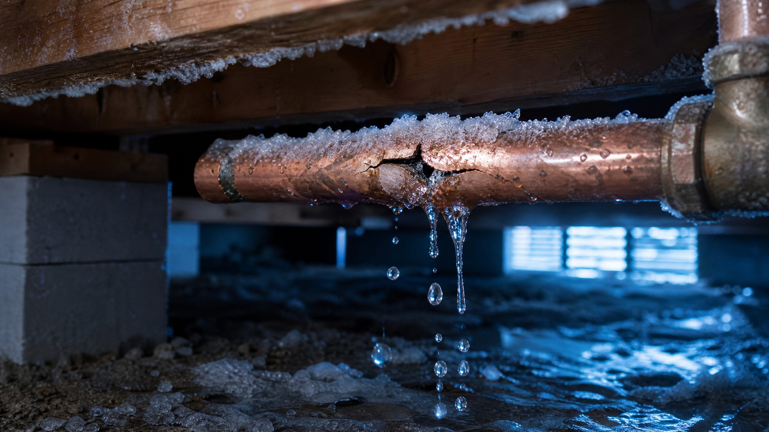 Frozen Pipes in Baldwin County: How to Handle a Winter Plumbing Emergency