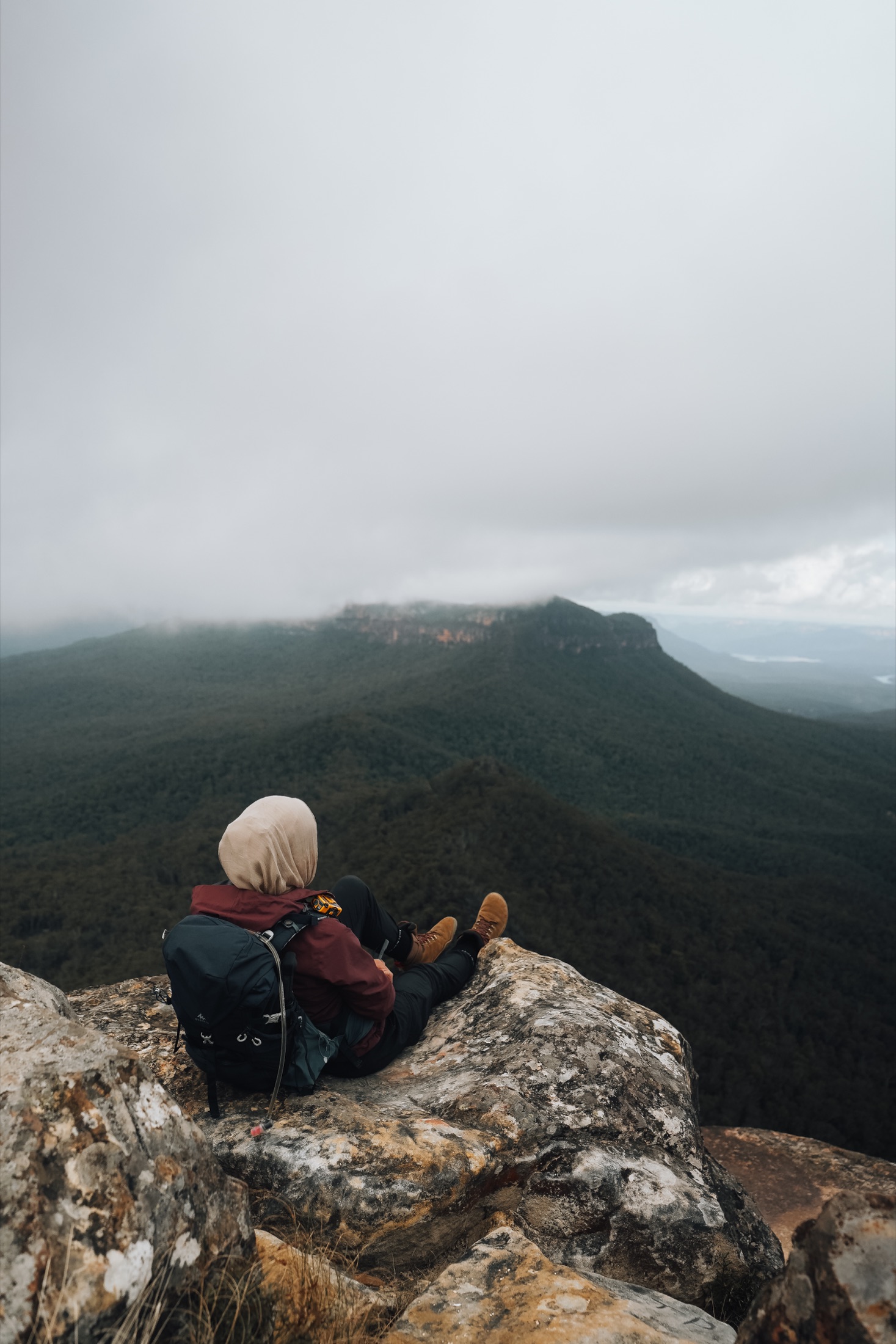 View over the Jamison Valley from Castle Head, Narrow Neck