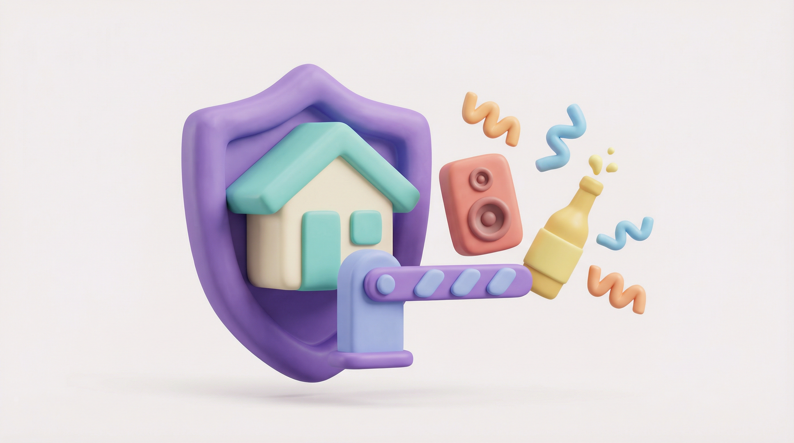 evitar fiestas de alquiler vacacional, prevención de fiestas STR, gestión de riesgos de alquileres vacacionales, automatización del control de huéspedes, depósitos de seguridad para alquileres de corta duración, monitoreo del ruido de los alquileres vacacionales, verificación de identidad de alquileres vacacionales, control de reservas de última hora, prevención de fiestas no autorizadas, prevención de daños en alquileres vacacionales, puntuación de riesgos de administración de propiedades, control de acceso con cerradura inteligente