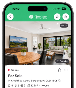 Kindred listing on realestate.com.au