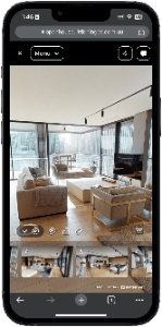 3D virtual tour on phone