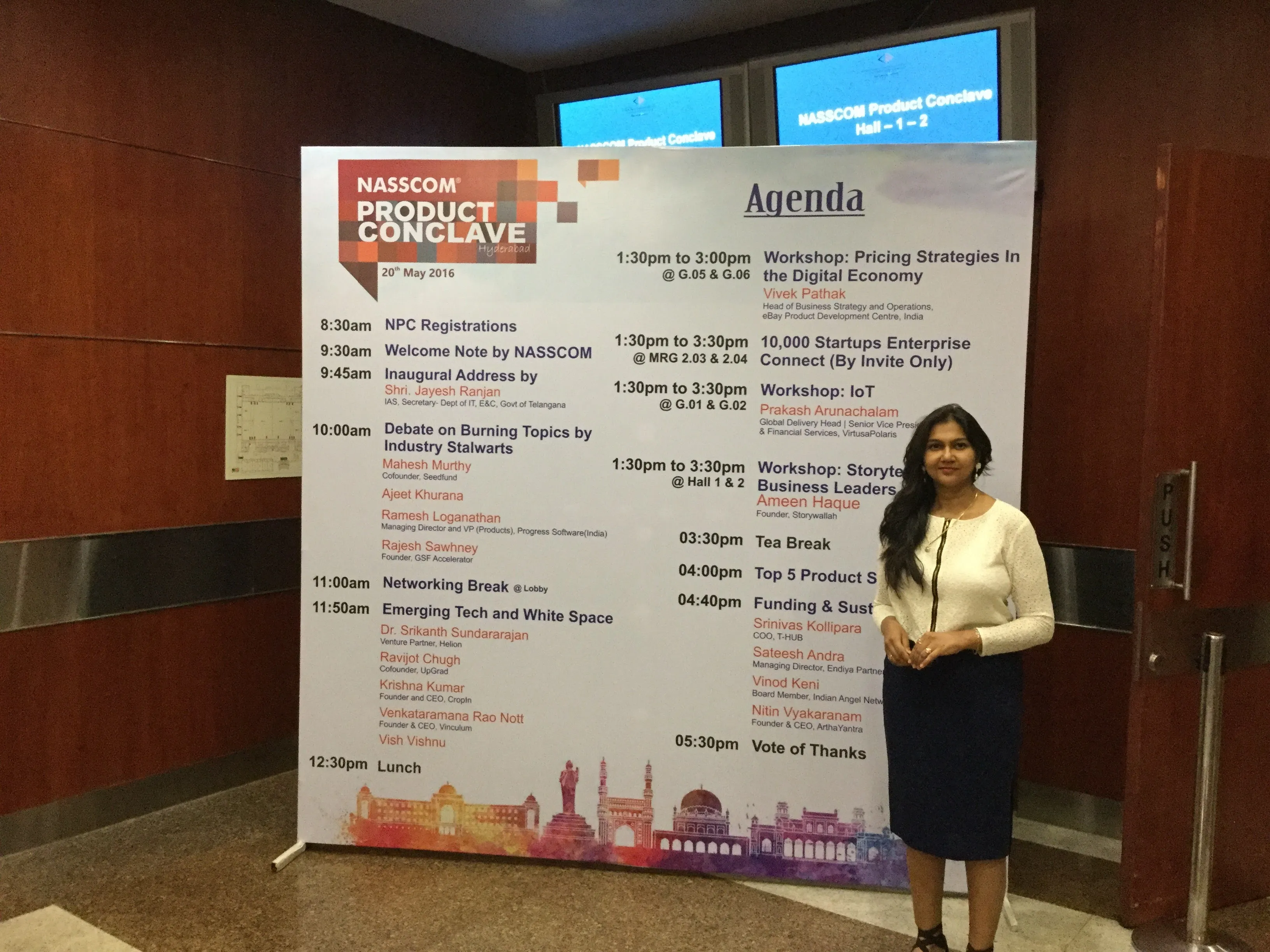 Bharti Garg at Nasscom Event