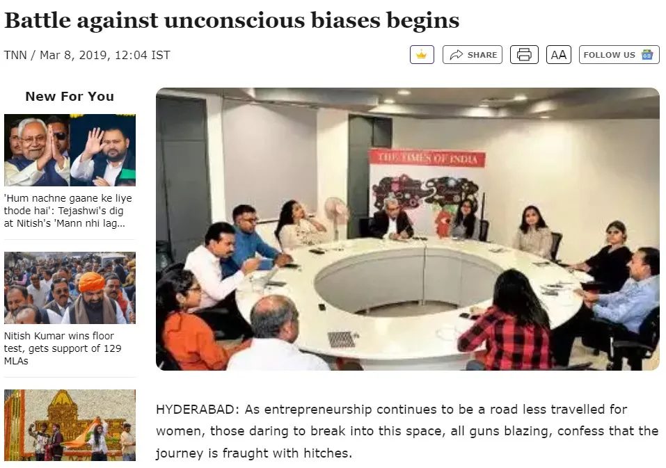 Times of India bharti garg