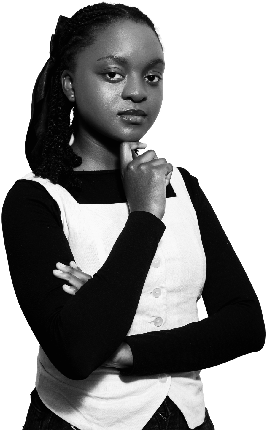 Tinyiko Matlala standing with her arms folded