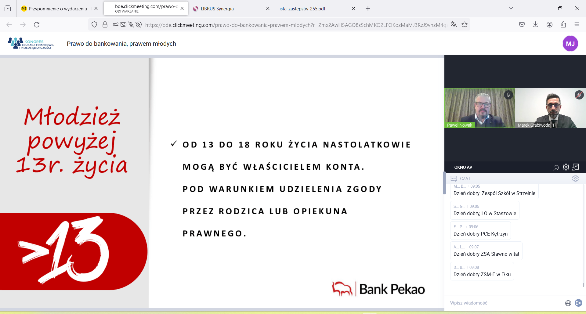 Global Money Week - dzień pierwszy