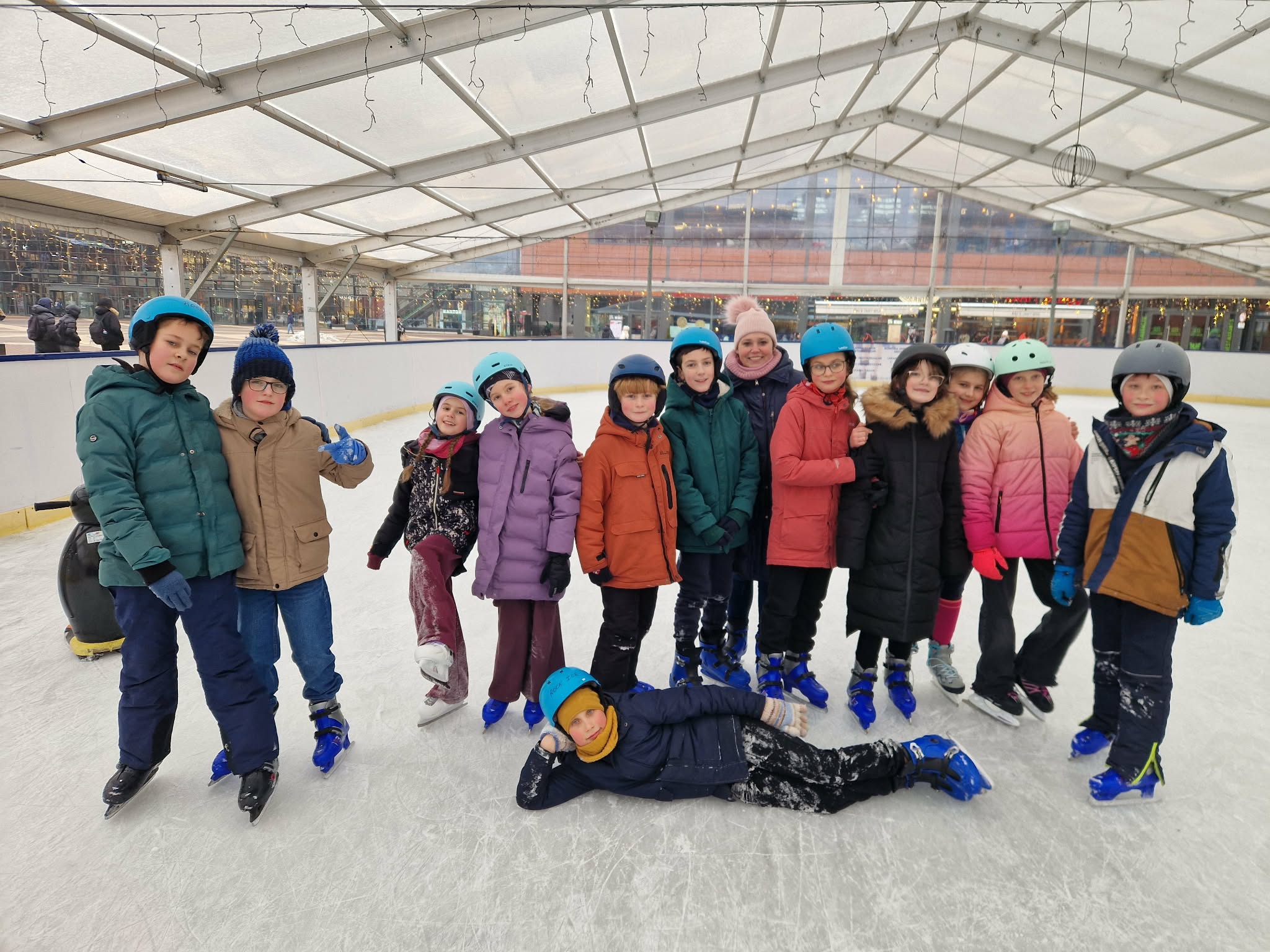 Czwartoklasiści na łyżwach
