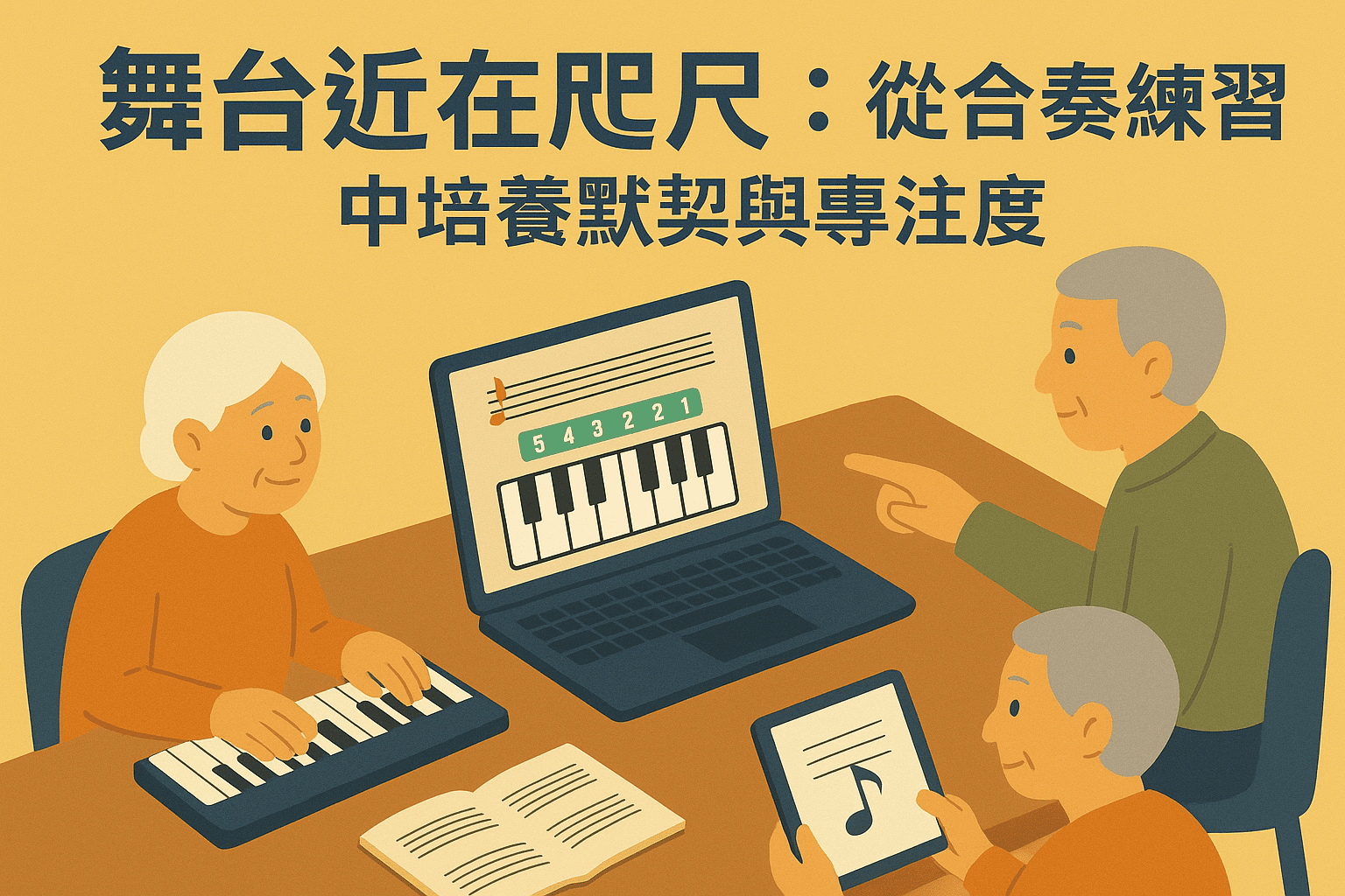 舞台近在咫尺:從合奏練習中培養默契與專注度