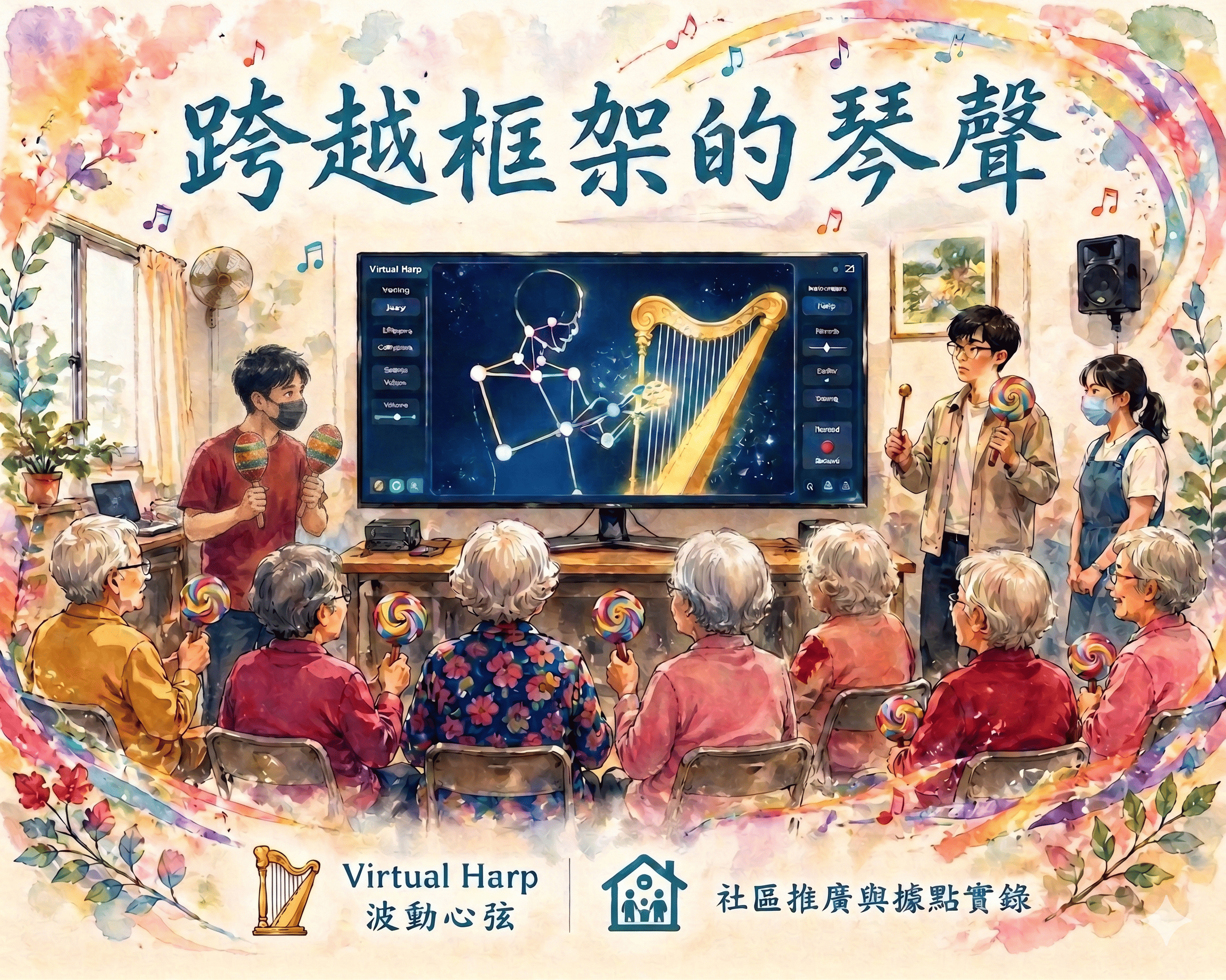 跨越框架的琴聲