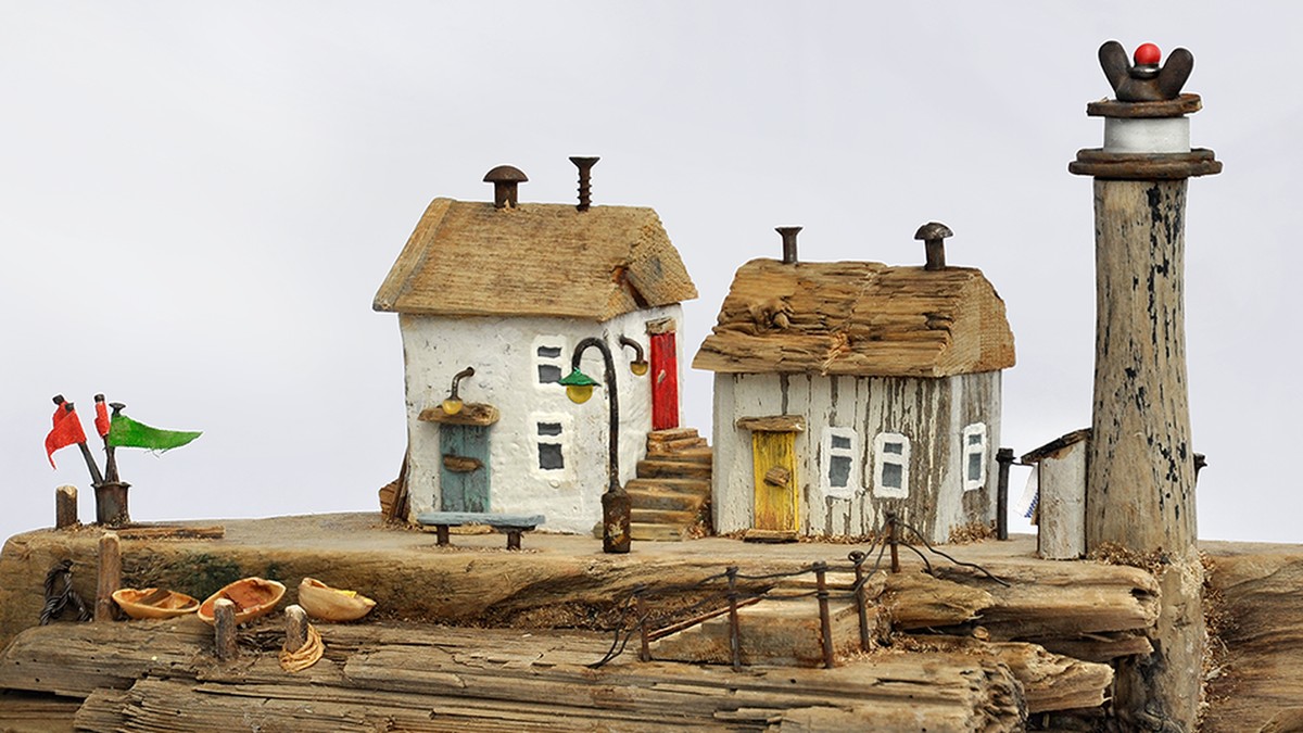 Abends auf der Promenade_Miniaturskulptur C. Grandt