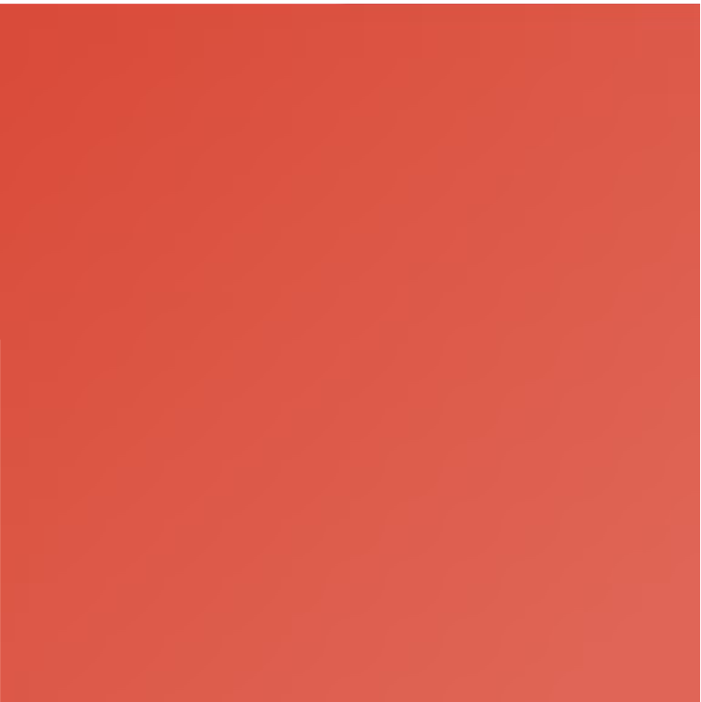 A red square with a white border
