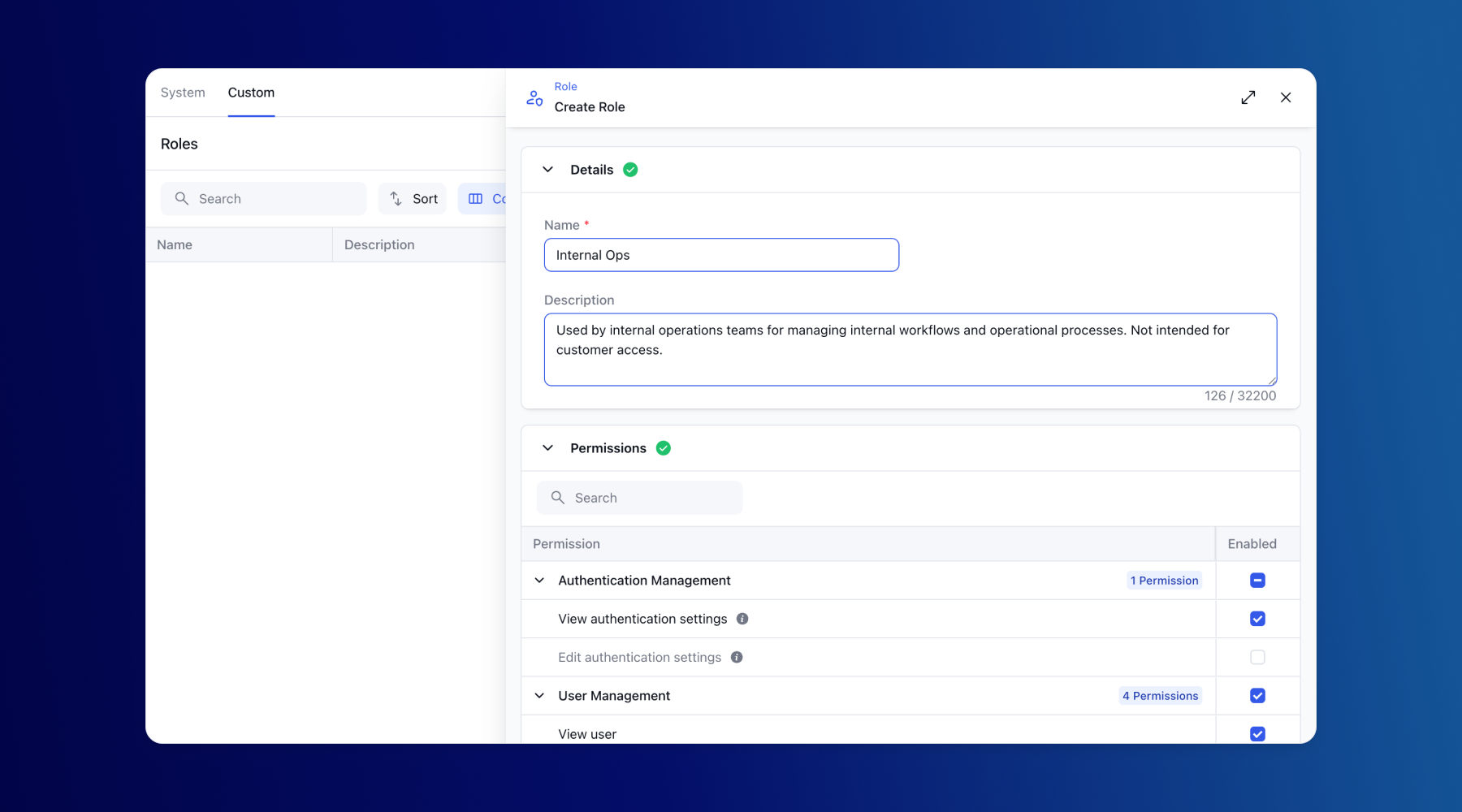 Clazar product image of Custom Roles UI