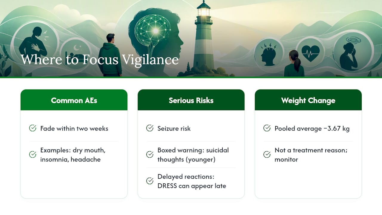 The Real Risk Isn't the Common Stuff — overview diagram