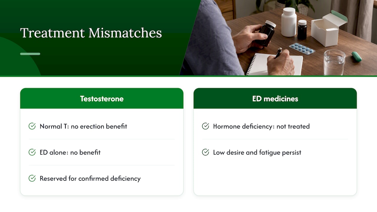 Which treatment matches each condition