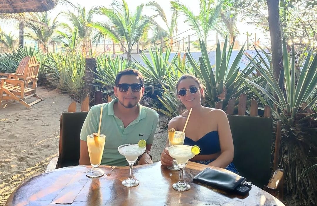 André Méndez y su esposa Cristina muyamable